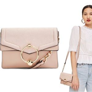 Topshop Seline Faux Crossbody Bag